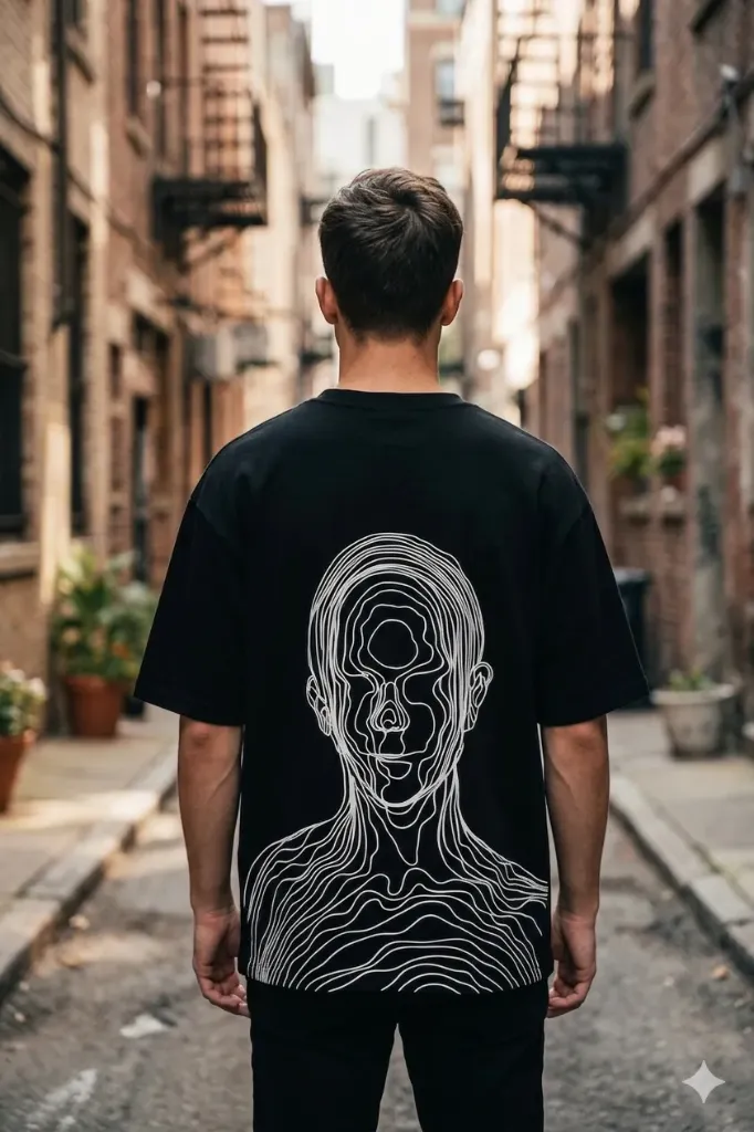 Oversized Inner Lines Tee